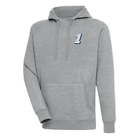 Men's Antigua  Heather Gray Ross Chastain Victory Pullover Hoodie