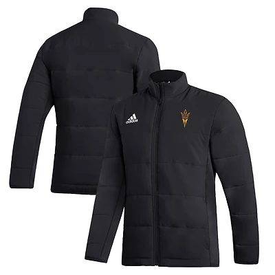 Men's adidas  Black Arizona State Sun Devils Midweight Full-Zip Jacket