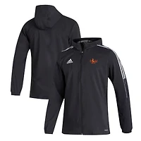 Men's adidas  Black ULM Warhawks Tiro 21 Full-Zip Windbreaker Jacket