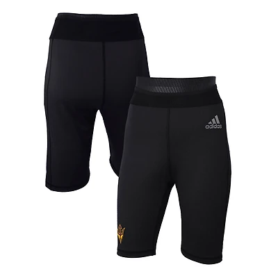 Women's adidas  Black Arizona State Sun Devils 7" Biker Shorts