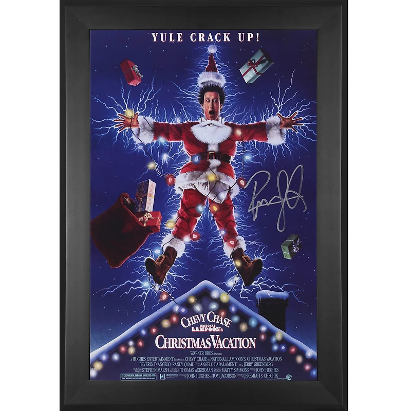 Randy Quaid National Lampoon's Christmas Vacation Autographed Framed 11" x 17" Movie Poster