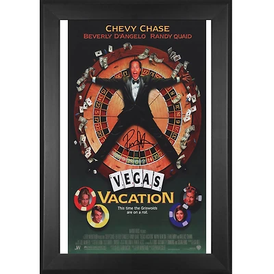 Randy Quaid Vegas Vacation Autographed Framed 11" x 17" Movie Poster