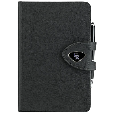 Black Colorado Rockies Classic Notebook