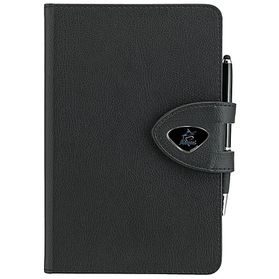 Black Miami Marlins Classic Notebook