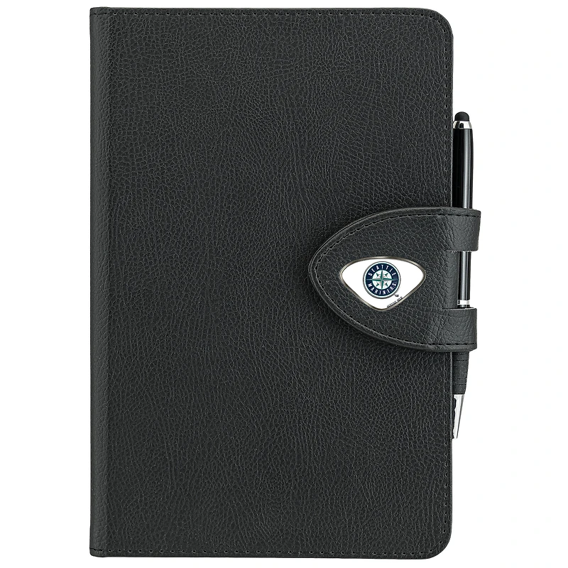 Black Seattle Mariners Classic Notebook