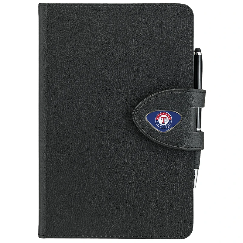 Black Texas Rangers Classic Notebook