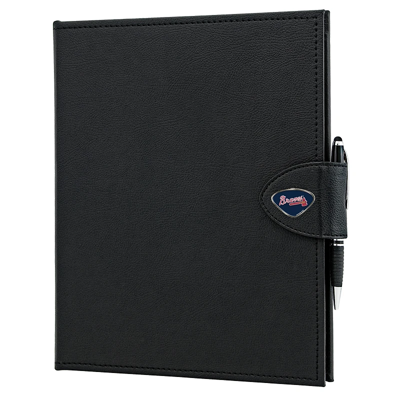 Black Atlanta Braves Classic Padfolio
