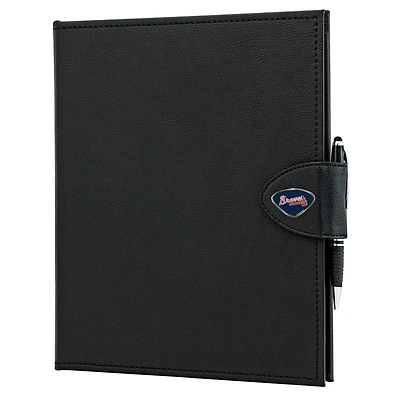 Black Atlanta Braves Classic Padfolio