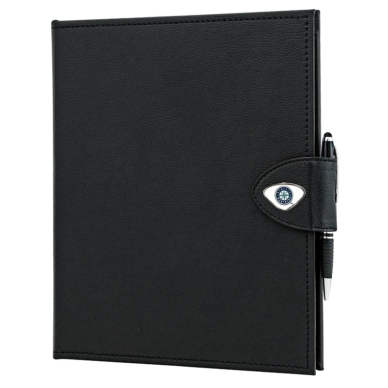 Black Seattle Mariners Classic Padfolio