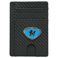 Men's Black Miami Marlins RFID Wallet