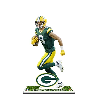 Christian Watson Green Bay Packers 12'' Player Standee Desktop Display