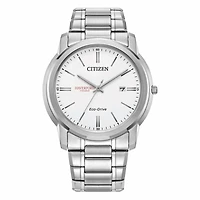 Men's Citizen Watch Silver Haverford College Eco-Drive Dial Stainless Steel Watch