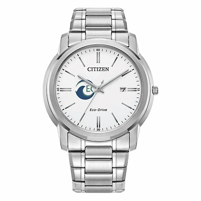 Men's Citizen Watch Silver Eckerd Tritons Eco-Drive Dial Stainless Steel Watch