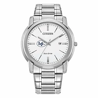 Men's Citizen Watch Silver Lebanon Valley College Eco-Drive Dial Stainless Steel Watch