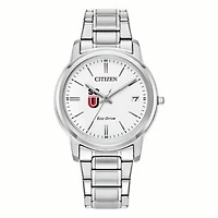 Women's Citizen Watch Silver Southern Oregon Raiders Eco-Drive White Dial Stainless Steel Watch
