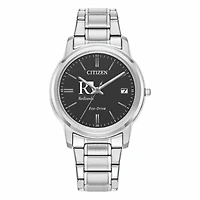 Women's Citizen Watch Silver University of Redlands Bulldogs Eco-Drive Black Dial Stainless Steel Watch