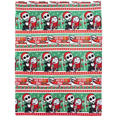 The Northwest Group The Nightmare Before Christmas 50" x 70" Holiday Silk Touch Throw Blanket