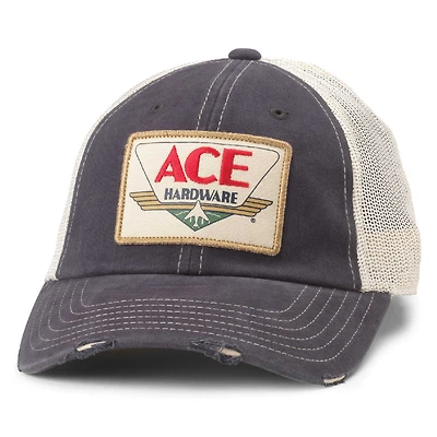 Men's American Needle Navy/Natural Ace Hardware Orville Adjustable Hat