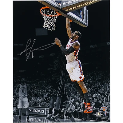 Amar'e Stoudemire New York Knicks Autographed 16" x 20" Spotlight Dunk vs. Miami Heat Photograph