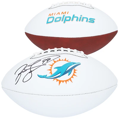 Jason Taylor Miami Dolphins Autographed Franklin White Panel Football