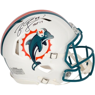 Jason Taylor Miami Dolphins Autographed Riddell 1997-2012 Throwback Speed Authentic Helmet