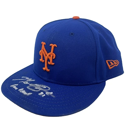 Max Scherzer New York Mets Autographed Game-Used Hat vs. New York Yankees on August 22, 2022 with "Game Used" Inscription