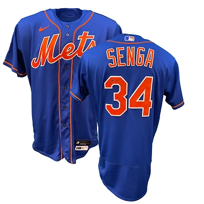 Kodai Senga New York Mets Autographed Game-Used #34 Royal Jersey vs. St. Louis Cardinals on June 17, 2023