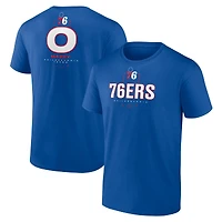 Men's Philadelphia 76ers Tyrese Maxey Royal Behind The Back Name & Number T-Shirt