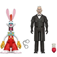 Super7 Who Framed Roger Rabbit ReAction Figures 2023 San Diego Comic-Con Roger Rabbit & Judge Doom 2 Pack Set