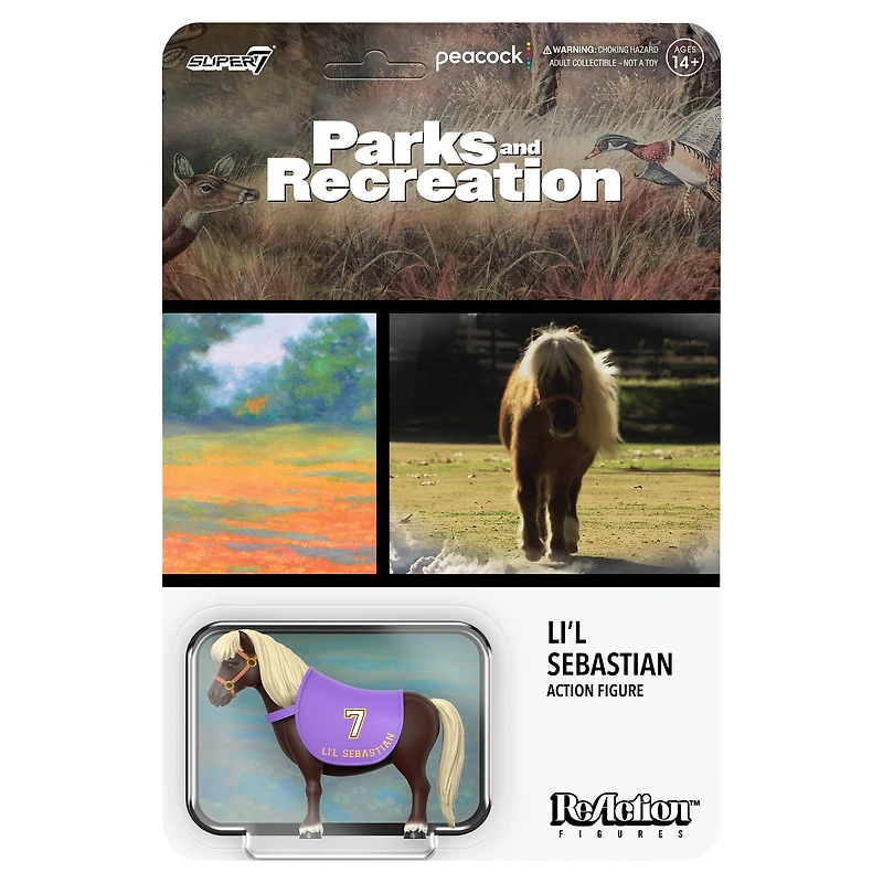 Super7 Li'l Sebastian  Parks and Recreation ReAction Figure - Wave 2