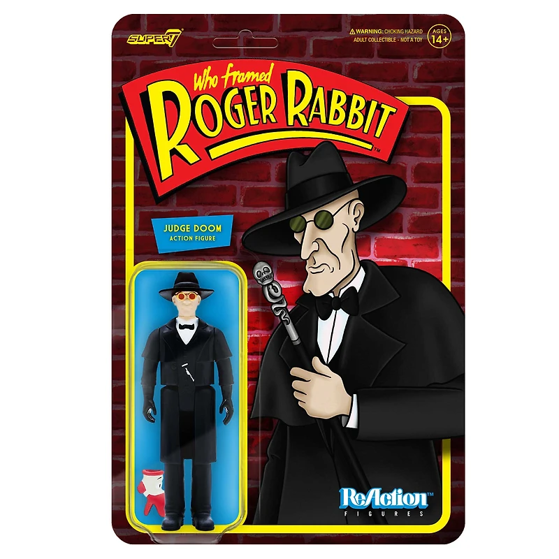 Super7 Judge Doom  Who Framed Roger Rabbit ReAction Figure - Wave 1