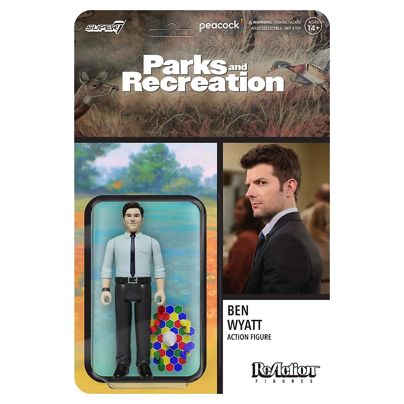 Super7 Ben Wyatt  Parks and Recreation ReAction Figure - Wave 1
