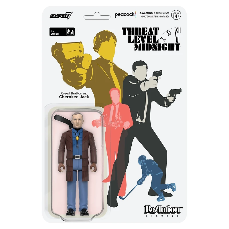Super7 The Office Creed Bratton as Cherokee Jack ReAction Figure - Wave 1