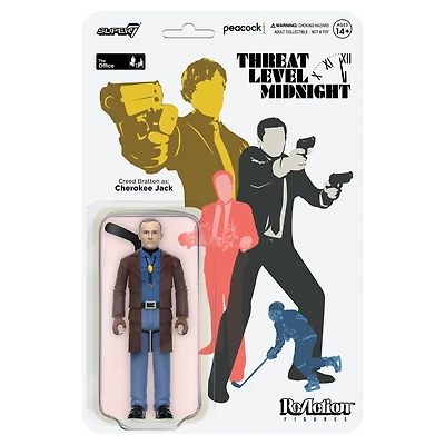 Super7  The Office Creed Bratton as Cherokee Jack ReAction Figure - Wave 1