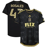 Diego Rosales LAFC Autographed Match-Used #43 Black Jersey from the 2023 MLS Season
