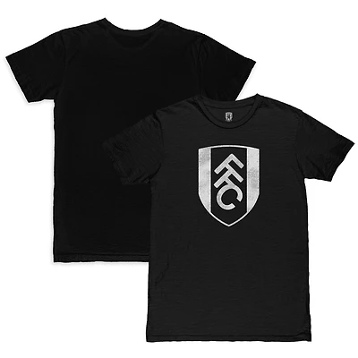 Men's 1863FC  Black Fulham Mono Crest Slub T-Shirt