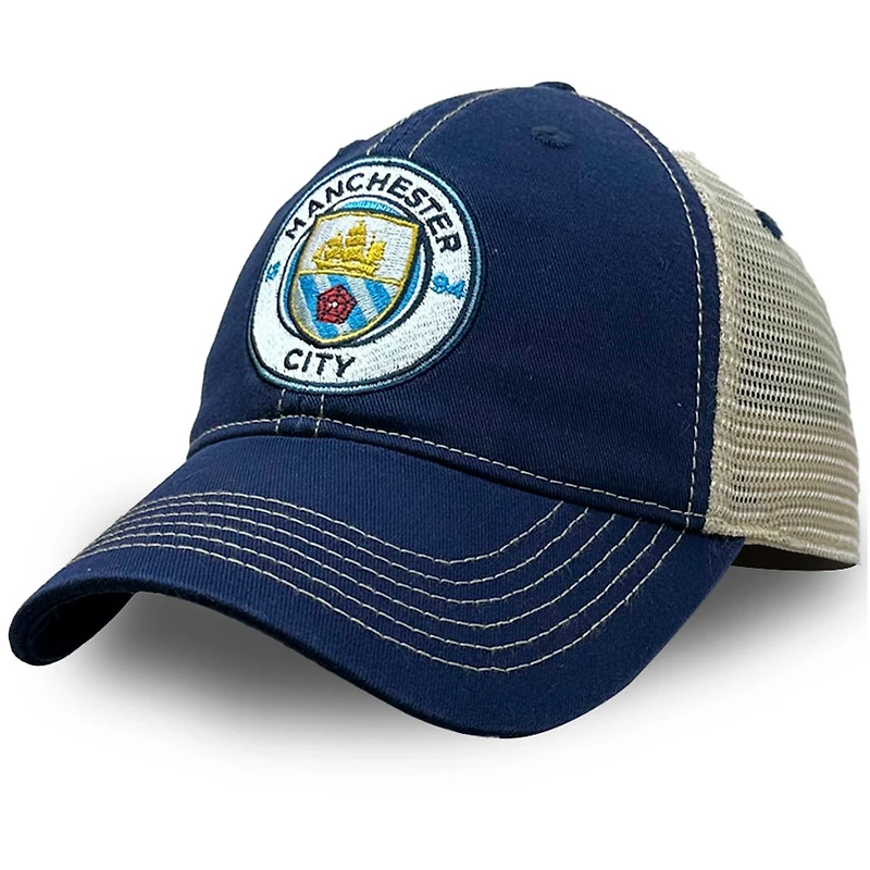 Men's 1863FC  Navy Manchester City Trucker Adjustable Hat