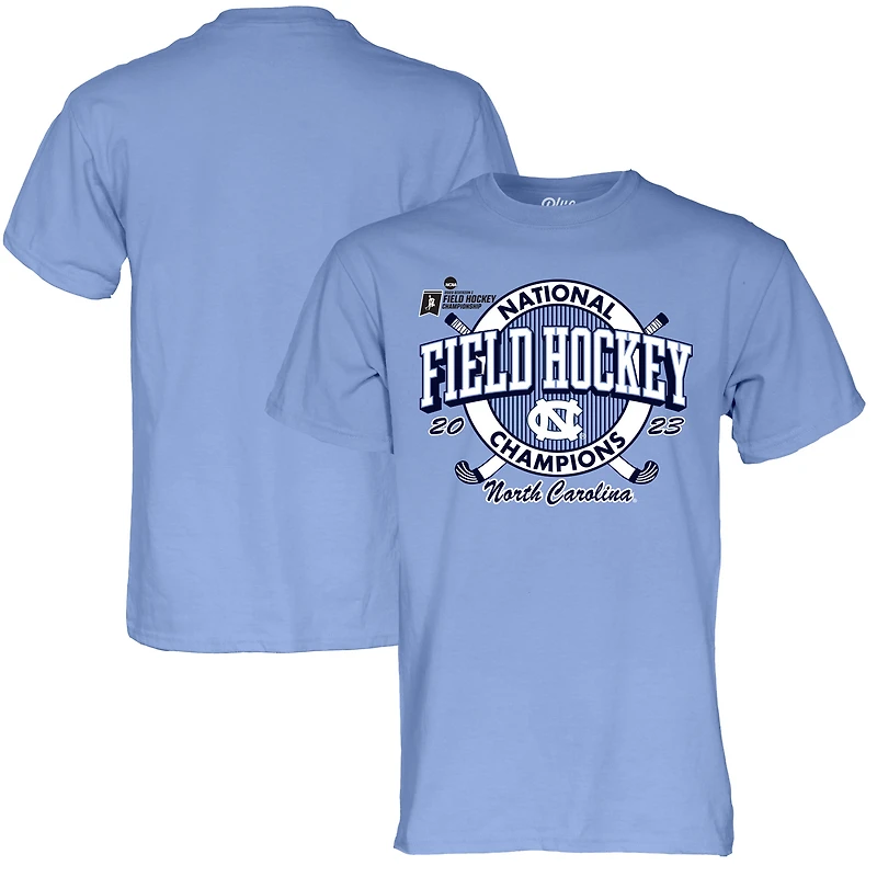 Unisex Blue 84 Carolina Blue North Carolina Tar Heels 2023 NCAA Field Hockey National Champions T-Shirt