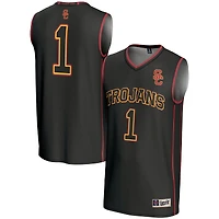 Youth GameDay Greats #1 Black USC Trojans Lightweight Basketball Jersey
