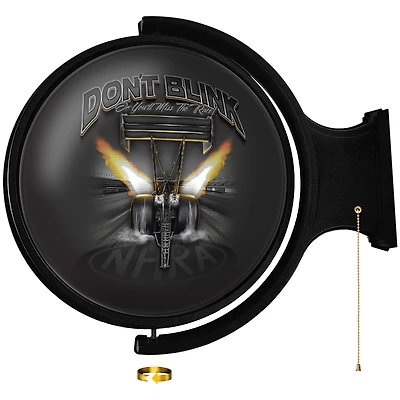 NHRA Don't Blink or You'll Miss the Race 21'' x 23'' Rotating Lighted Wall Sign