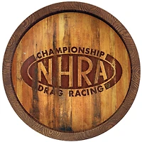 NHRA Championship Drag Racing 20.25'' Faux Debossed Barrel Top Sign