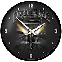 NHRA Don't Blink or You'll Miss the Race 17.5" Modern Disc Wall Clock