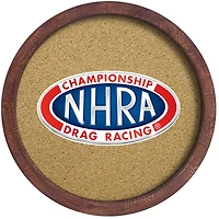 NHRA Championship Drag Racing 20.5" Barrel Top Cork Note Board