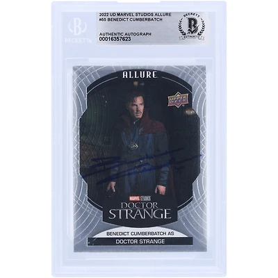Benedict Cumberbatch Autographed 2022 Upper Deck Marvel Studios Allure #55 BAS Authenticated Card