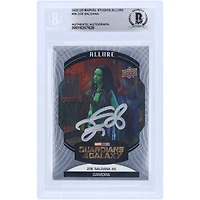 Zoe Saldana Autographed 2022 Upper Deck Marvel Studios Allure #36 BAS Authenticated Card
