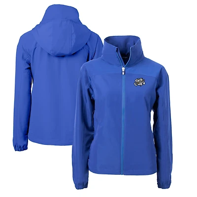 Women's Cutter & Buck Omaha Storm Chasers Charter Eco Recycled Full-Zip Jacket