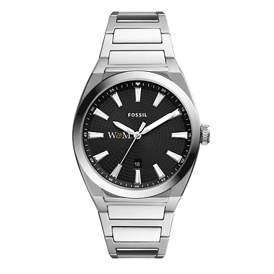 Men's Fossil William & Mary Tribe Everett Stainless Steel Watch