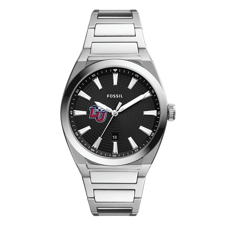 Men's Fossil Liberty Flames Everett Stainless Steel Watch