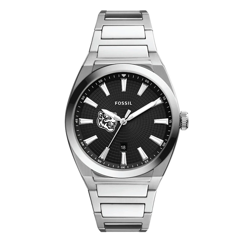 Men's Fossil Memphis Tigers Everett Stainless Steel Watch