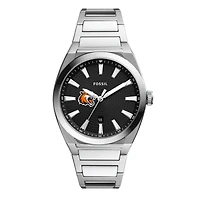 Men's Fossil Rochester Institute of Technology Tigers Everett Stainless Steel Watch
